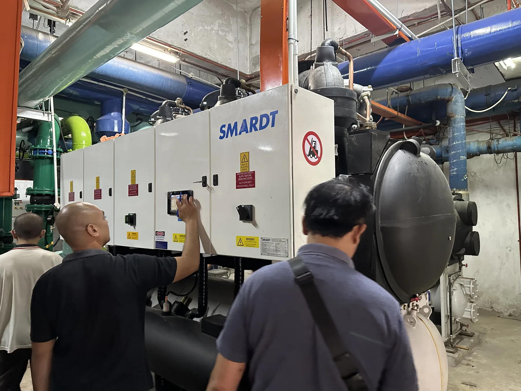 HVAC and SCADA integration on site